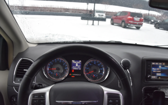 Minivans Chrysler Town & Country 2016 Granatowy