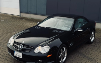 Coupet Mercedes-Benz SL 500 2001 Czarny
