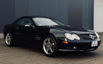 Coupet Mercedes-Benz SL 500 2001 Czarny