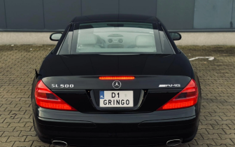 Coupet Mercedes-Benz SL 500 2001 Czarny
