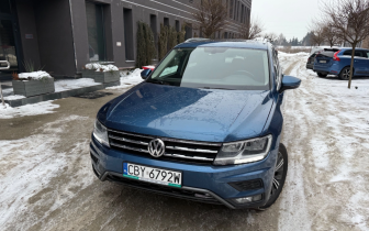 SUVs Volkswagen  Tiguan Allspace 2.0 TSI 4Mot Highline DSG 2018 Granatowy