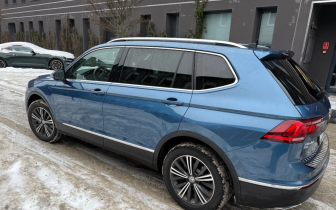 SUVs Volkswagen  Tiguan Allspace 2.0 TSI 4Mot Highline DSG 2018 Granatowy