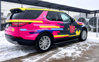 SUVs Land Rover  Discovery 3.0 V6 Supercharged HSE 2018 Granatowy