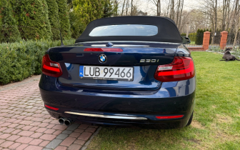 Cabriolets BMW  Seria 2 230i Sport Line 2017 Granatowy