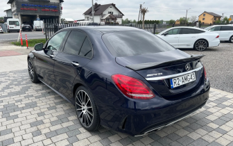Sedans Mercedes-Benz  Klasa C AMG 43 4Matic 9G-TRONIC 2017 Granatowy