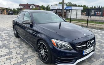 Sedans Mercedes-Benz  Klasa C AMG 43 4Matic 9G-TRONIC 2017 Granatowy
