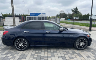 Sedans Mercedes-Benz  Klasa C AMG 43 4Matic 9G-TRONIC 2017 Granatowy