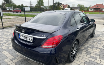 Sedans Mercedes-Benz  Klasa C AMG 43 4Matic 9G-TRONIC 2017 Granatowy