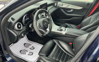 Sedans Mercedes-Benz  Klasa C AMG 43 4Matic 9G-TRONIC 2017 Granatowy