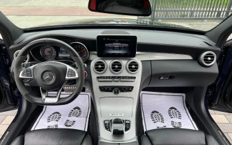 Sedans Mercedes-Benz  Klasa C AMG 43 4Matic 9G-TRONIC 2017 Granatowy