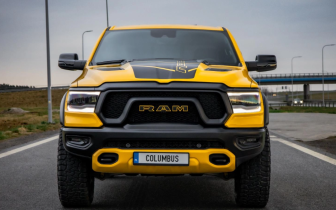 SUVs RAM 1500 Crew Cab Shortbed Rebel 2023 Żółty