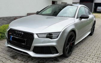 sedan Audi  RS7 Sportback  2016 Srebrny
