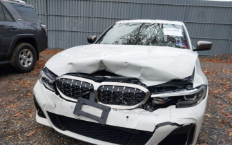 sedan BMW 3 Series M340I 2020 Biały
