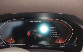 sedan BMW 3 Series M340I 2020 Biały