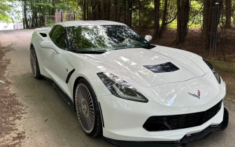 Coupet Chevrolet  Corvette Stingray 2016 Biały