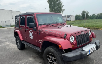 SUVs Jeep  Wrangler 3.6 Unlim Sahara 2012 Czerwony
