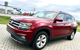SUVs Volkswagen Atlas 2018 Czerwony