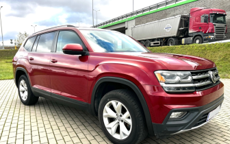 SUVs Volkswagen Atlas 2018 Czerwony