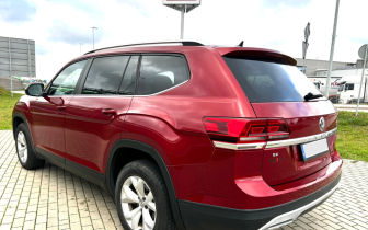 SUVs Volkswagen Atlas 2018 Czerwony