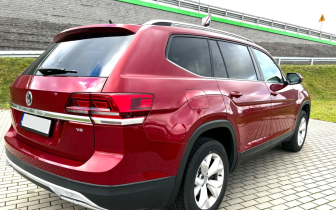 SUVs Volkswagen Atlas 2018 Czerwony