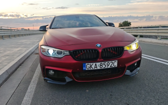 Coupet BMW  Seria 4 428i  2016 Czerwony