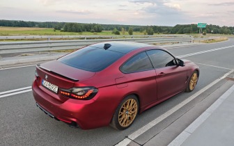 Coupet BMW  Seria 4 428i  2016 Czerwony
