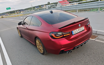 Coupet BMW  Seria 4 428i  2016 Czerwony