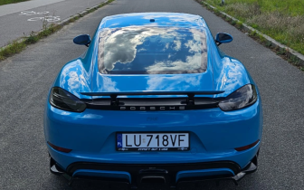 Coupet Porsche  718 Cayman 2017 Granatowy