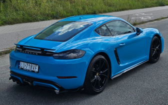 Coupet Porsche  718 Cayman 2017 Granatowy