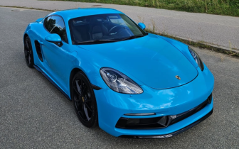 Coupet Porsche  718 Cayman 2017 Granatowy