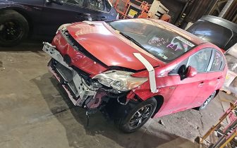 Hatchbacks Toyota Prius 2010 Czerwony