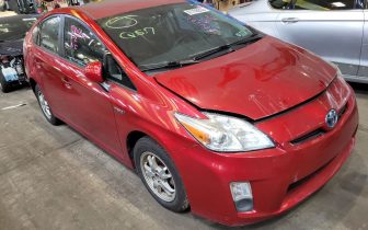 Hatchbacks Toyota  Prius 2010 Czerwony