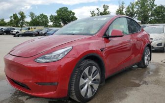 Sedans Tesla MODEL Y 2021 Red