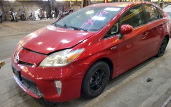 Hatchbacks Toyota  Prius 2015 Red
